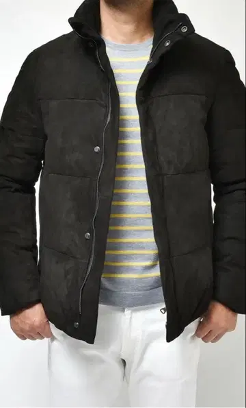 EMMETI 엠메티 ZACHARY 고트 스웨이드 다운 자켓