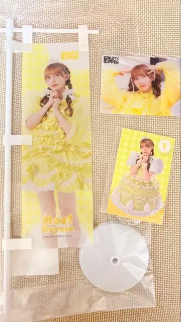 FRUITS ZIPPER 하야세 노엘 노보리 클리어 카드 스티커