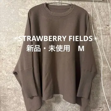[ 새상품 미사용 ] STRAWBERRY FIELDS 니트 브라운 M