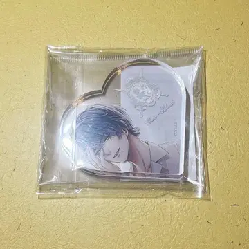 잘생긴 왕자 5주년 Cafe 클라비스 하트형 아크릴 블록