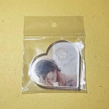 잘생긴 왕자 5주년 Cafe 클라비스 하트형 아크릴 블록