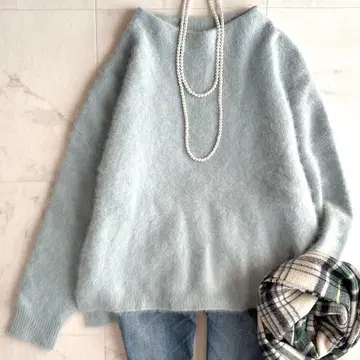 ANAYI 라쿤 니트 풀오버 포근하게