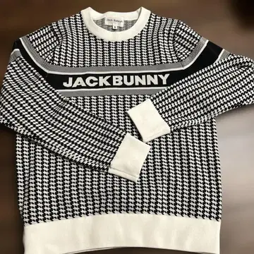 JACK BUNNY 하운드 투스 스웨터 사이즈 0