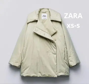 ZARA 퀼팅 자켓 아우터 퍼프 자켓 베이지 XS-S