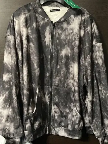 SHEIN Curve 3XL 타이 다이 패턴 후드티