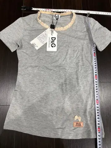 D&G 반팔 T셔츠 그레이 S 택 포함 새상품