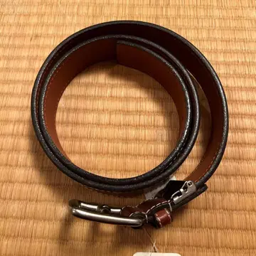 Crocodile 가죽 벨트 브라운 택 포함 새상품