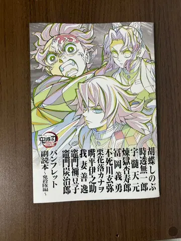 극장판 귀멸의 칼날 영화 입장객 특전 팜플렛 부독본 ~귀살대편~