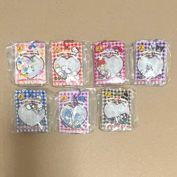 산리오 캐릭터즈 플레이크 씰풍 참 가챠가챠 세트