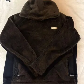 BRIEFING 플리스 후디 카키