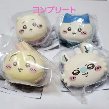 [컴프] 치이카와 캐릭터 마카롱 토끼 하치와레 모몽가 가챠 마카롱