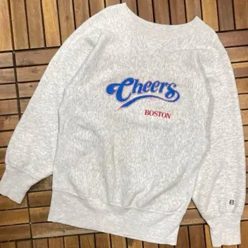 90s USA제 BIKE 맨투맨 풀오버 트레이닝복 V가제트