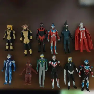 울트라맨 괴수 소프트 비닐 라이브 사인 반다이 인형 피규어