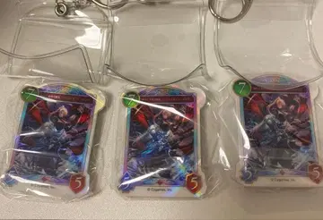 섀도우버스 아크릴 카드 키링 루나&버나렉 3종 세트