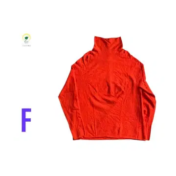 [ 각종 할인 ] IENA 터틀 보틀 넥 니트 스웨터 오렌지 F