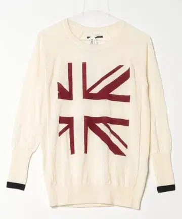 유니언 잭 프린트 긴팔 니트 인소니아 Insonnia actuel