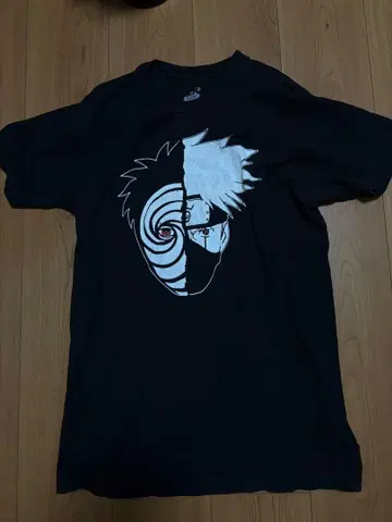 NARUTO 오비토 카카시 사륜안 T셔츠 size:M