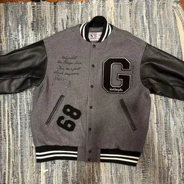 Mark Gonzales 바시티 자켓