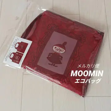 새상품 무민 리틀 미이 에코백 레드 보르도
