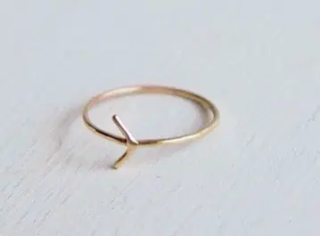 심플 화살표 K10 반지