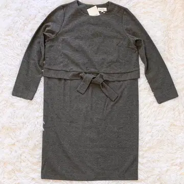 새상품 A/C DESIGN BY ALPHA CUBIC 원피스 L 그레이