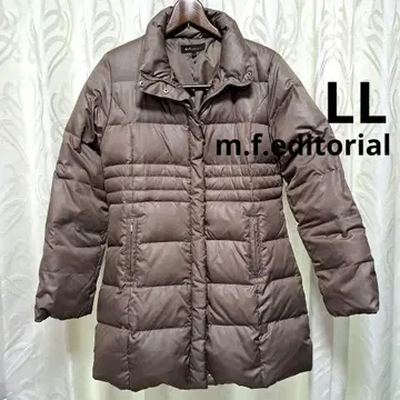 m.f.editorial/ 브라운 다운 자켓 LL