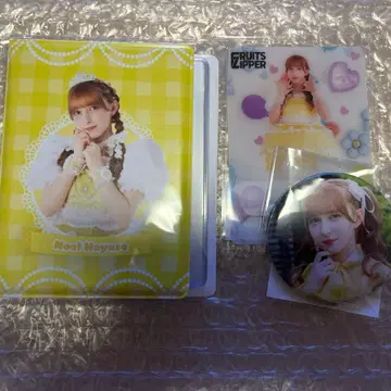 하야세 노엘 폴라로이드 파일 클리어 카드 캔뱃지