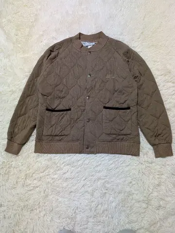 짐 마스터 퀼팅 자켓 M 브라운 충전솜