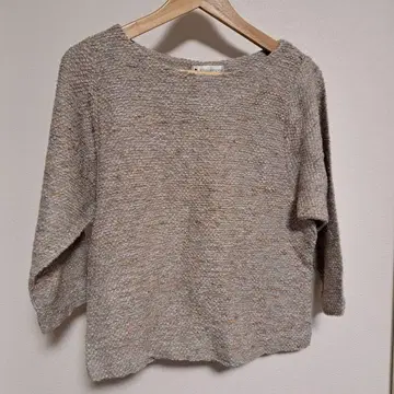 KUMIKYOKU 니트 7부 소매 그레이 계열