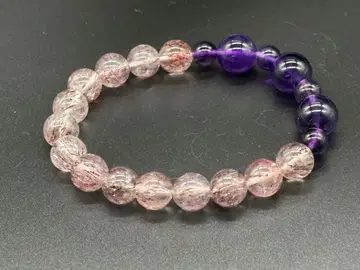 슈퍼 세븐 레피도크로사이트 인 쿼츠 자수정