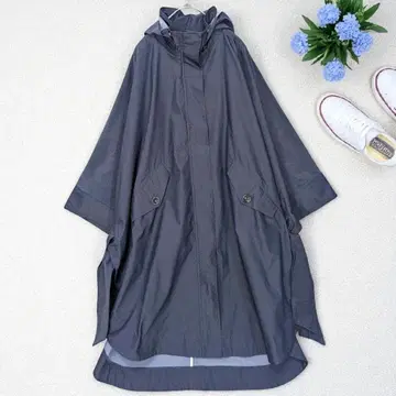 새상품 프리 Mylanka 분또풍 코트 네이비 오버 사이즈