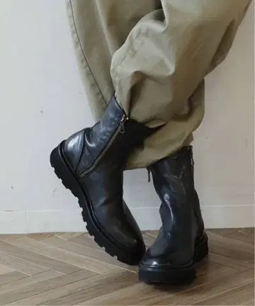 [ STURLINI ] BOTHS SIDE ZIP BOOTS