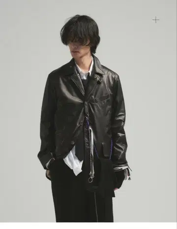 AE-Leather Black 가죽 자켓 베드포드