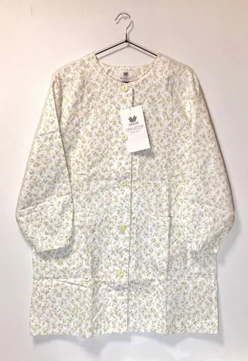 와코루 쓰리시아 여성용 룸웨어 가운 M 긴팔 꽃무늬 새상품