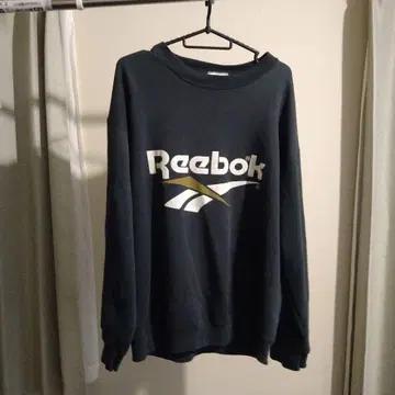 리복 맨투맨 오버 사이즈 그린 L