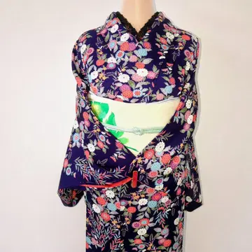 시쓰케츠키 순수 실크 화장 67 고급 소재 코몬 기모노