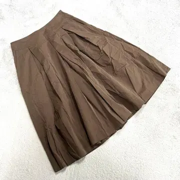 새상품급 [ 이네드 ] ( 7 ) 하프 팬츠 브라운 일본제 트렌드