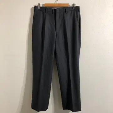 [ 새상품급 ] 울 100% 슬랙스 남성용 M 블랙 타카시마야 일본제