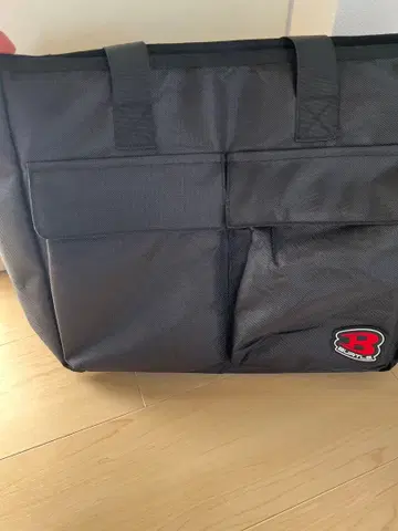 바틀 블랙 나일론 토트백 대용량 카탈로그 미게재