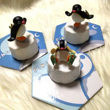 레어 핑구 핑거 움직이는 피규어 2003년 레트로