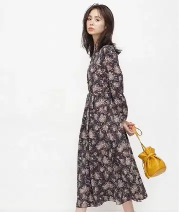 NANO universe 플라워 개더 원피스