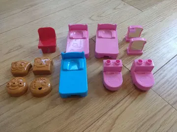 호빵맨 블록 가구와 빵