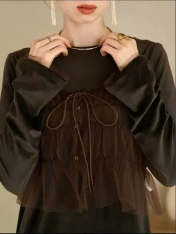 hinari 튤 뷔스티에 set 벨로아 원피스