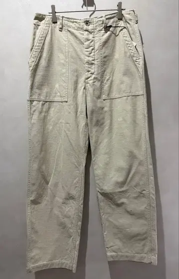 AURALEE 워시드 배기 팬츠