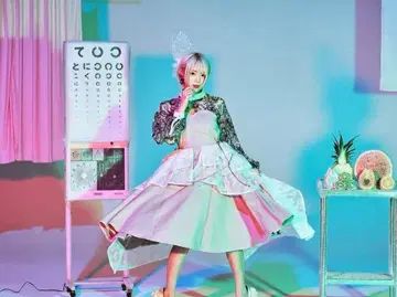 hazama 0.00001% 원피스 화이트 x 핑크 베이지 S 사이즈