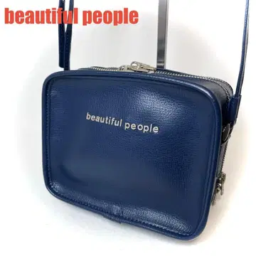 컨디션 최상 뷰티풀피플 포켓터블 숄더백 네이비