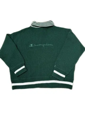 00s champion 짧은 기장 센터 로고 니트