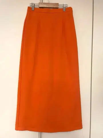 오렌지 슬릿 타이 스커트 F 사이즈