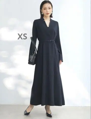 anuans 더블 새틴 노카라 원피스 XS