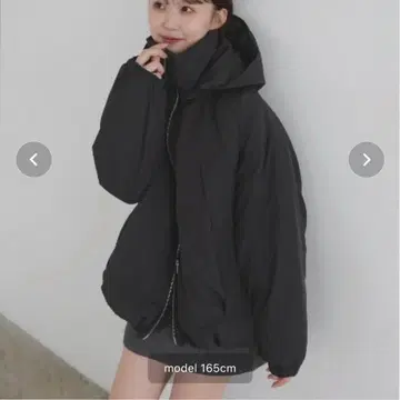 [ ayu x LIAN ] 파이버 다운 후드 디자인 자켓